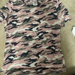 PINK camo T-shirt
